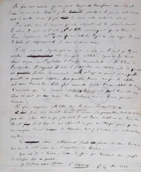 Ms 2108 fol.11r Gallois levele Auguste Chevalier-nek, 1832. május 29.
